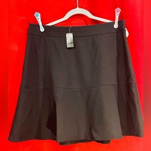 NWT White House|Black Market Flared Ponte Skirt in Black